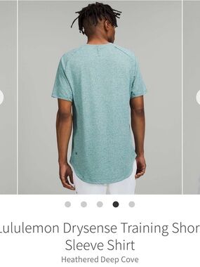 Lululemon Drysense Training Short Sleeve Tee